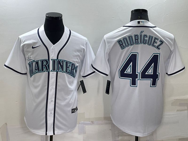 Men Seattle Mariners #44 Rodriguez White Game Nike 2022 MLB Jersey->seattle mariners->MLB Jersey